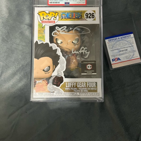 Luffy Gear 4 signed PSA Funko